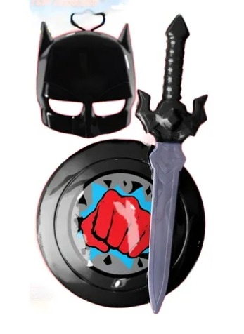 MASCARA, ESCUDO ESPADA MORCEGO